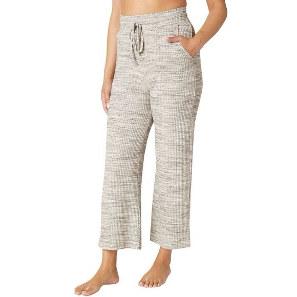Beyond Yoga Wide Leg High-Waisted Cropped Sweatpant Women’s Size Large Lounge - Picture 1 of 10